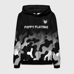 Poppy Playtime glitch на темном фоне: символ сверху – Мужская толстовка 3D с принтом купить со скидкой в -32%