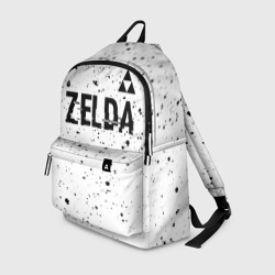 Рюкзак 3D Zelda glitch на светлом фоне: символ сверху