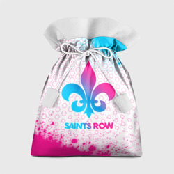 Подарочный 3D мешок Saints Row neon gradient style