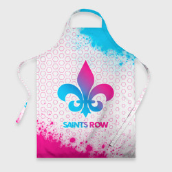 Фартук 3D Saints Row neon gradient style