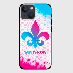 Чехол для iPhone 13 mini Saints Row neon gradient style