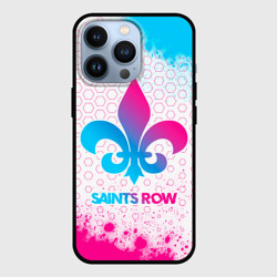 Чехол для iPhone 13 Pro Saints Row neon gradient style