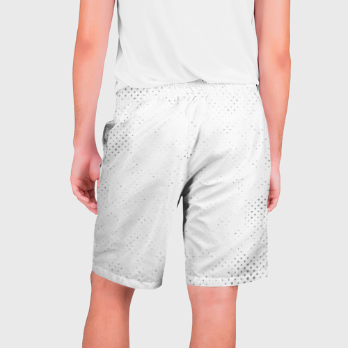 Мужские шорты 3D Paramore glitch на светлом фоне: по-вертикали, цвет 3D печать - фото 2