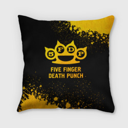 Подушка 3D Five Finger Death Punch - gold gradient