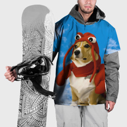 Накидка на куртку 3D Забавная собака лобстер мем