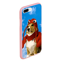 Чехол для iPhone 7Plus/8 Plus матовый Забавная собака лобстер мем - фото 2