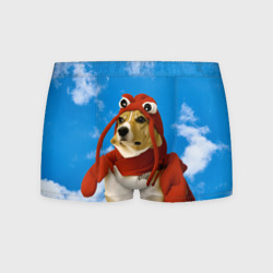 Мужские трусы 3D Забавная собака лобстер мем