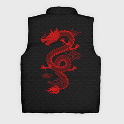 Мужской жилет утепленный 3D Chinese red dragon