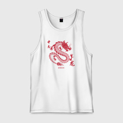 Мужская майка хлопок Chinese symbol of the year dragon