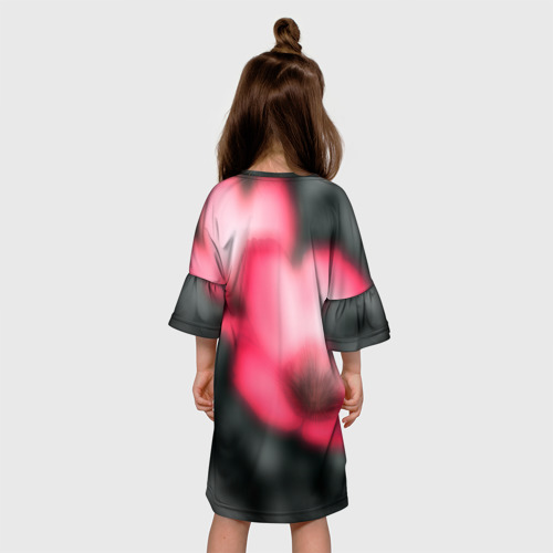 Детское платье 3D с принтом Беларусь земля свободы, вид сзади #2