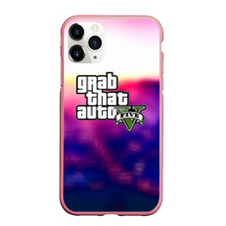 Чехол для iPhone 11 Pro Max матовый Gta neon 10 лет