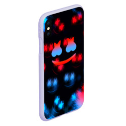 Чехол для iPhone XS Max матовый Marshmello skibidi dob dob - фото 2