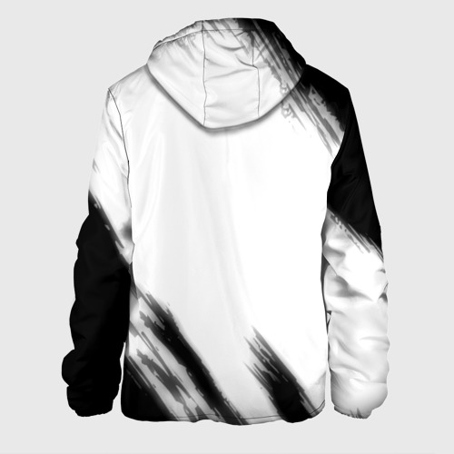 Мужская куртка 3D Russia sport черно белый, цвет 3D печать - фото 2