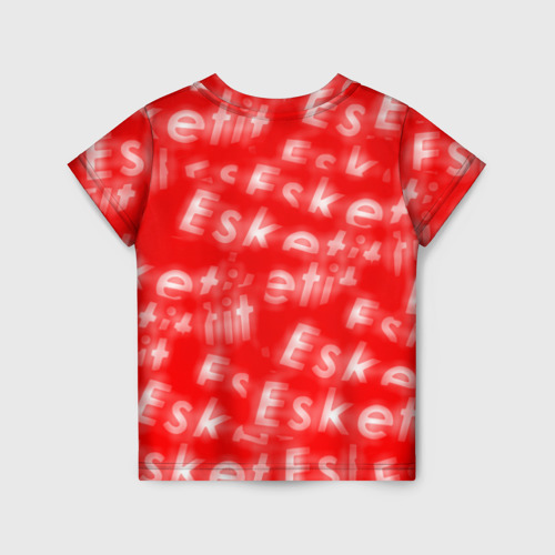 Детская футболка 3D с принтом Esskeetit Lil Pump, вид сзади #1