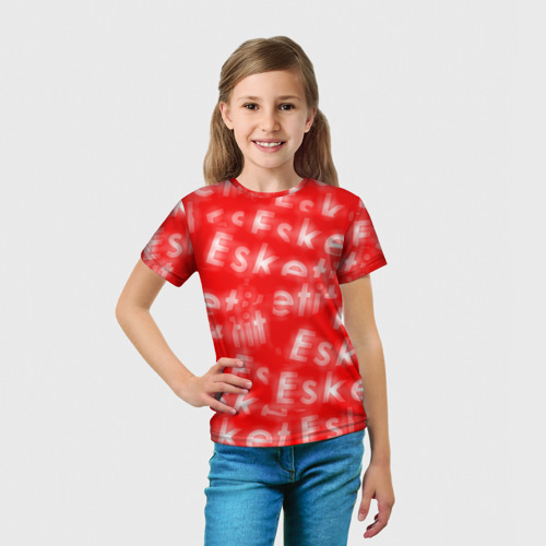 Детская футболка 3D с принтом Esskeetit Lil Pump, вид сбоку #3