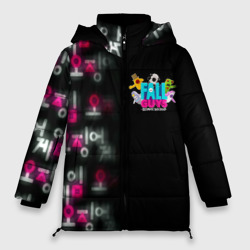 Женская зимняя куртка Oversize Игра в кальмара x Fall Guys