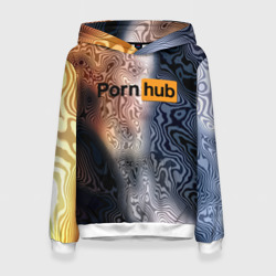 Женская толстовка 3D Porn Hub силуэт