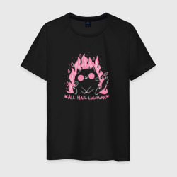 Светящаяся мужская футболка Котик демон