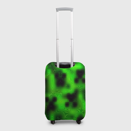 Чехол для чемодана 3D Токсичный крипер майнкрафт, цвет 3D печать - фото 2