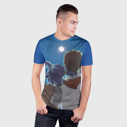 Мужская футболка 3D Slim Бесконечное лето Лена Семён - фото 2