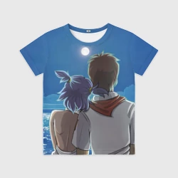 Детская футболка 3D Бесконечное лето Лена Семён