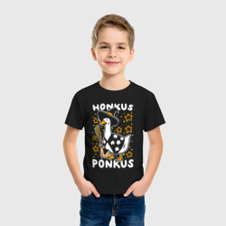 Светящаяся детская футболка Honkus ponkus - Untitled Goose Game - фото 2