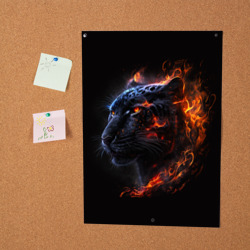 Постер Чёрный ягур  из огня  - фото 2