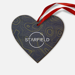 Деревянная игрушка Сердце Starfield марс dark