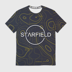 Мужская футболка 3D Starfield марс dark