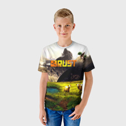 Детская футболка 3D Rust poster game - фото 2