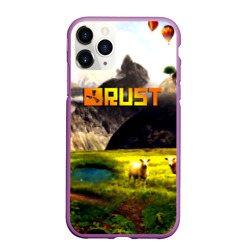 Чехол для iPhone 11 Pro Max матовый Rust poster game