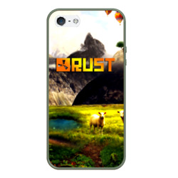 Чехол для iPhone 5/5S матовый Rust poster game