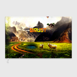 Флаг 3D Rust poster game