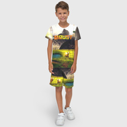 Детский костюм с шортами 3D Rust poster game - фото 2