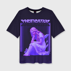 Pacification – Женская футболка oversize 3D с принтом купить со скидкой в -50%