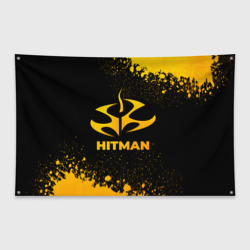 Флаг-баннер Hitman - gold gradient