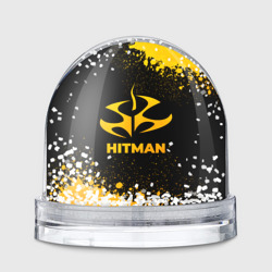 Игрушка Снежный шар Hitman - gold gradient