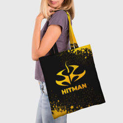 Шоппер 3D Hitman - gold gradient - фото 2