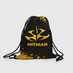 Рюкзак-мешок 3D Hitman - gold gradient