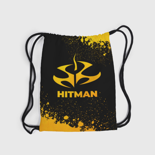 Рюкзак-мешок 3D Hitman - gold gradient - фото 6