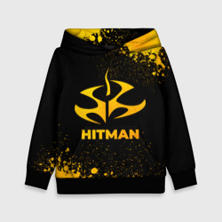 Детская толстовка 3D Hitman - gold gradient