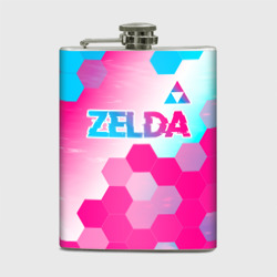 Фляга Zelda neon gradient style: символ сверху