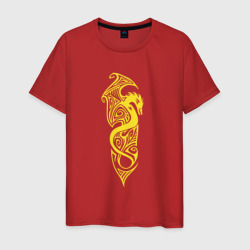 Светящаяся мужская футболка Tribal dragon