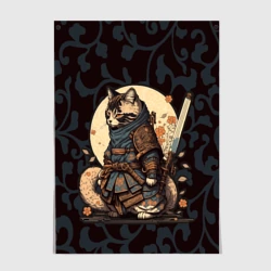 Постер Кот якудза - японский воин