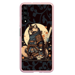 Чехол для Honor 20 Кот якудза - японский воин