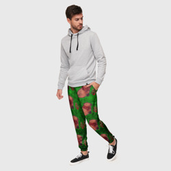 Мужские брюки 3D Капибара с новогодней елочкой - фото 2