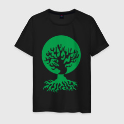 Мужская футболка хлопок Green tree