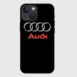 Чехол для iPhone 13 mini Audi sport на чёрном