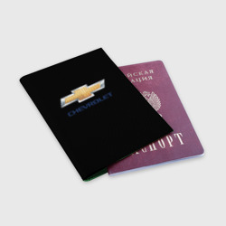 Обложка для паспорта матовая кожа Chevrolet sport auto - фото 2
