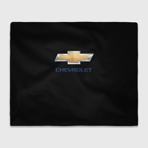 Плед 3D с принтом Chevrolet sport auto, вид спереди #2